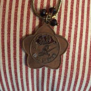 Vintage coin necklace